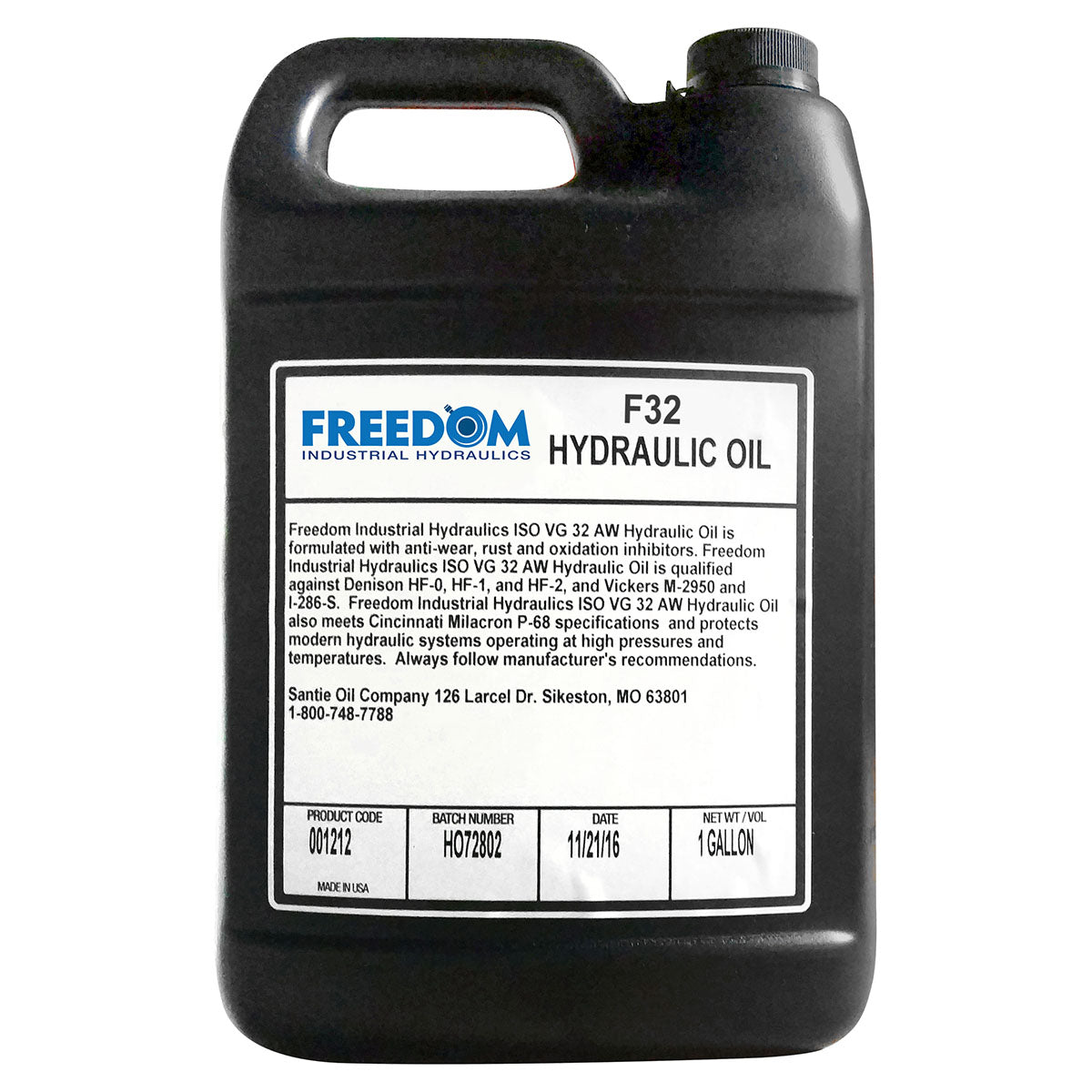 1 Gallon, Iso32 Hydraulic Oil