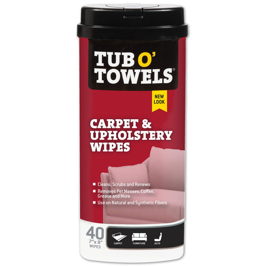 Tub O' Towels Carpet & Upholstery Cleaning Wipes